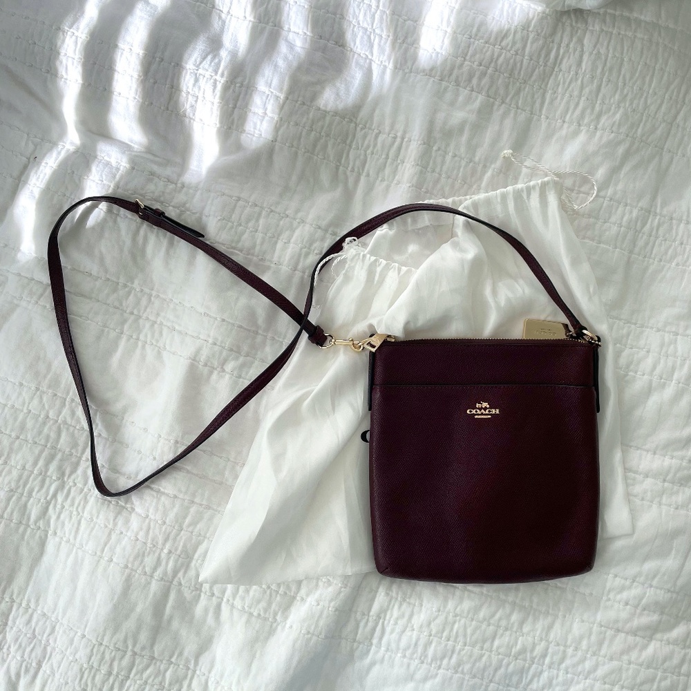 Coach Kitt Leather Messenger Crossbody Bag